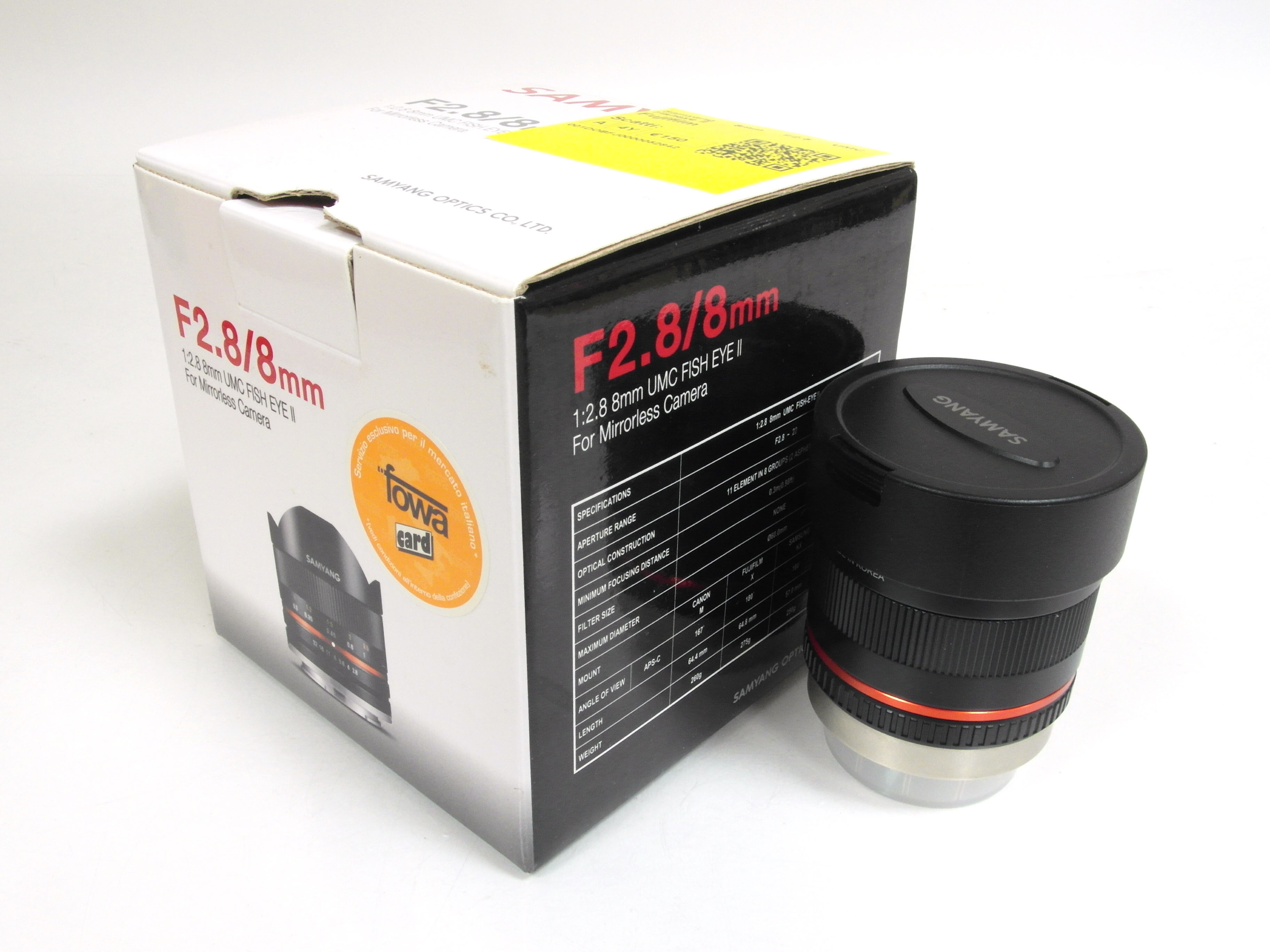 Samyang 8mm f/2.8 UMC Fisheye II