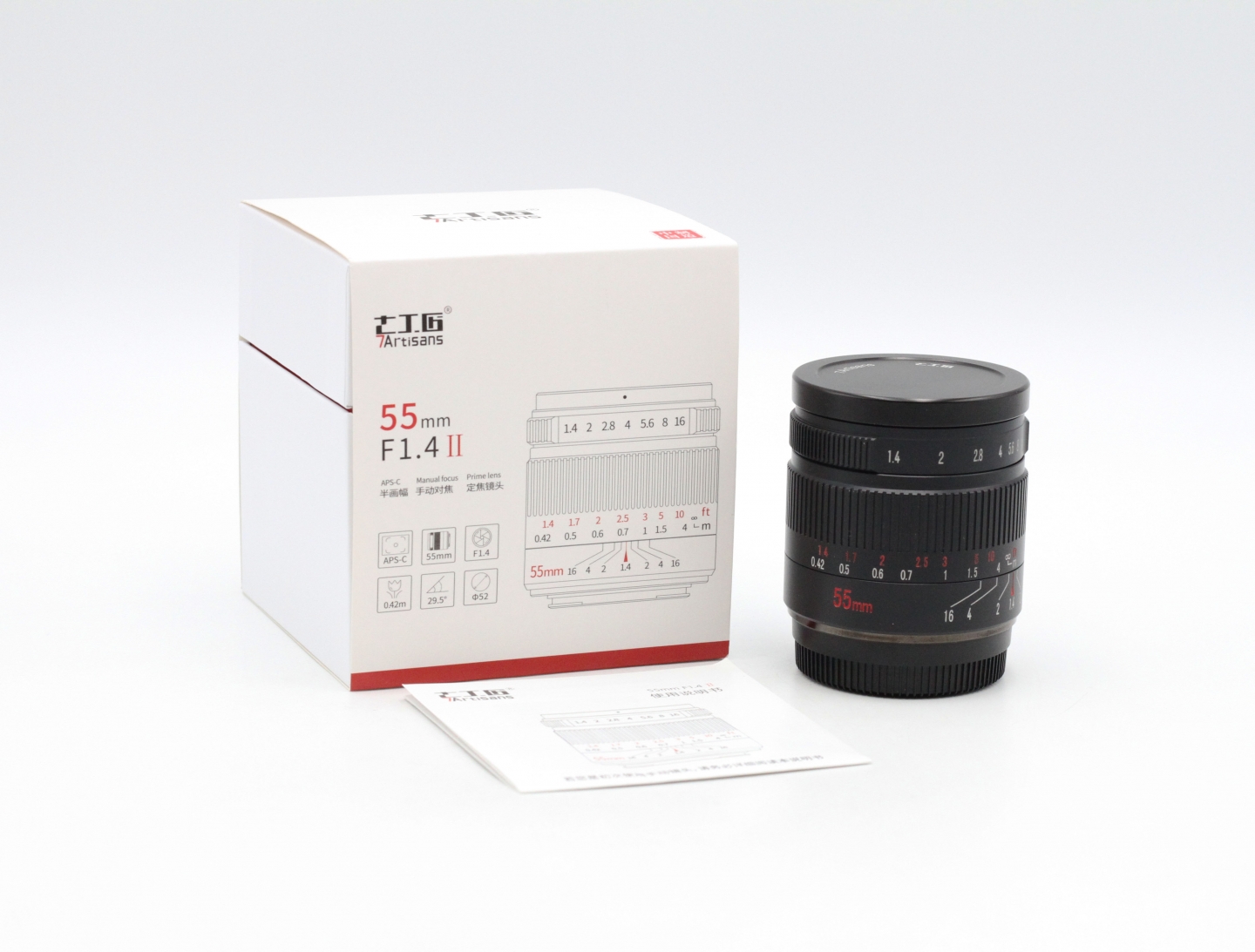 7Artisans 55mm f/1.4 II