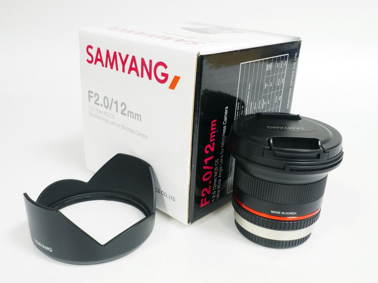 Samyang 12mm f/2.0 NCS CS
