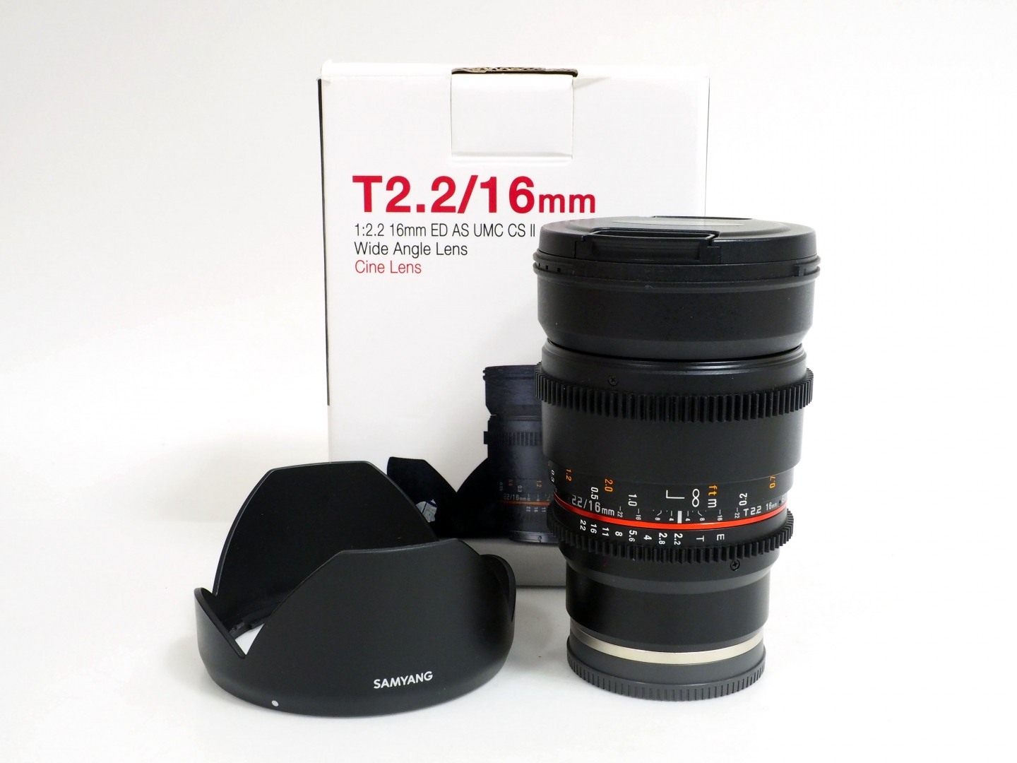 Samyang 16mm T2.2 ED AS UMC CS II